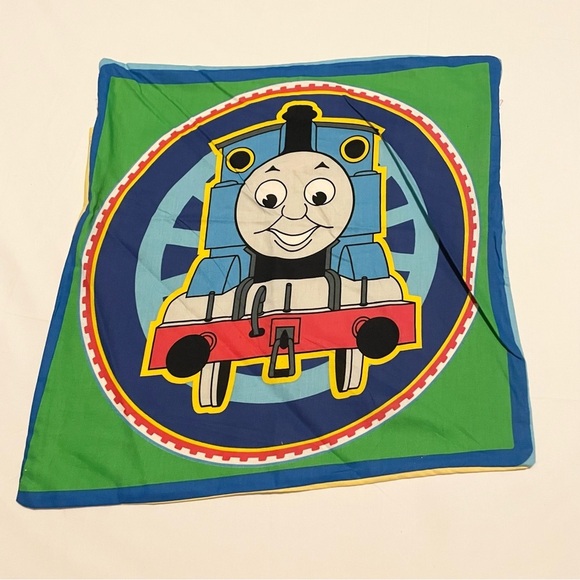 Thomas & Friends Pillowcases Homemade 16” x 15.5” Pillow Cases Lot of 2 - Picture 2 of 12